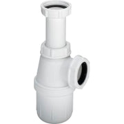 1 1/4" x 32 mm Hvid plast pungvandlås