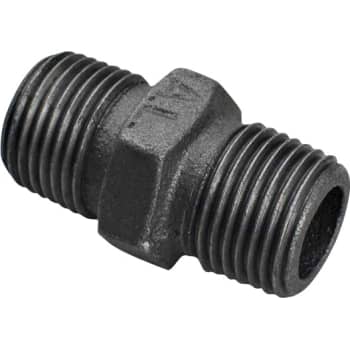 1/2" Sort brystnippel