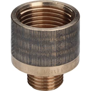 1/4 x 3/8" Rødgods Silicium Bronze reduktion