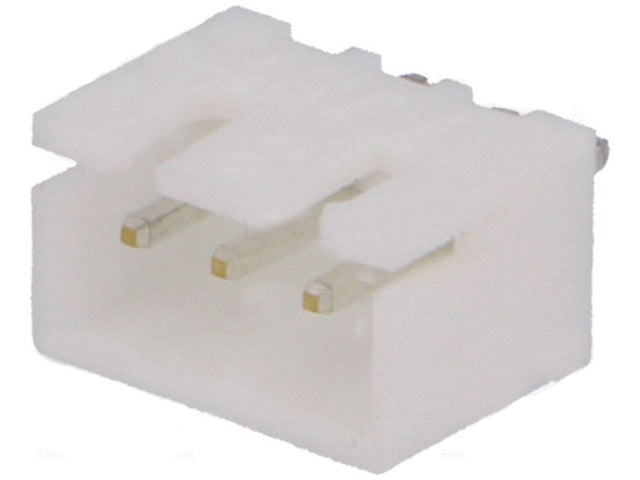 Ledning-til-print fatning - JST XH, 1x3pol han, 2,5mm