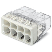 Skrueløs klemme 8x0,5-2,5mm² lysegrå - 1 stk.