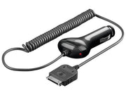 12/24V billader til iPad/iPhone/iPod 2,1A Sort (1,5m spiral)