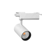 28W LED skinnespot i hvid - 175 lm/W, RA 90, 38 grader, 1-faset, 230V input, 4900lm