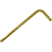 Afgangsrør, poleret messing, 32 mm. 220x680 mm.