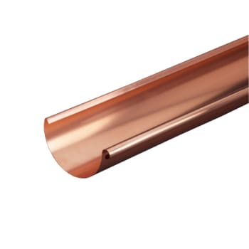 VMZINC tagrende 333x0,7mmx3m halvr  kobber