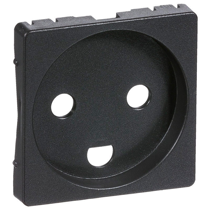 Fuga Afdækning for stikkontakt 1 modul koksgrå