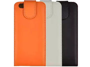 Flip case cover til iPhone 6+/7+/8+ (5,5") - PU læder, Hvid
