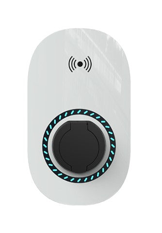 Fullwatt Wallbox EV Lader, 11kW Type 2, Wi-Fi/BT, Hvid