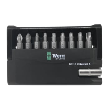 Wera Bit-Check 10 Universal 6 HJS