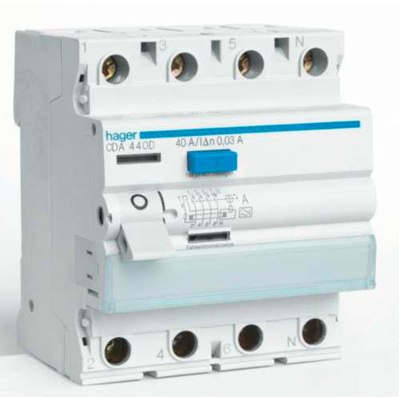 Fejlstrømsafbryder HPFI 4-pol 40A 30MA A