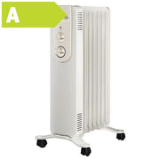 Radiator Oliefyldt NOVA 15 1500W 230V m/stikprop, på hjul