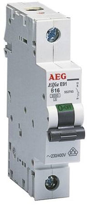 AUTOMATSIKRING B16A 1P 6KA 1M