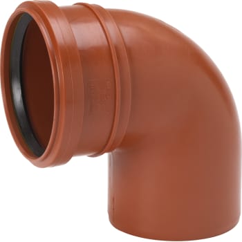 Uponor 110 mm 88 gr. PP-kloakbøjning