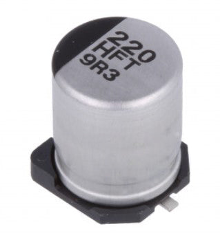 SMD elektrolytkondensator - 220uF 50V, F hus (FT)