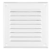 Ventilationsrist i metal MTA2B Hvid