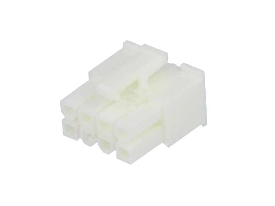 Ledning-til-ledning Mini-Fit Jr. stik - 2x4pol hun, 4,2mm