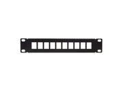 10" patch panel - 10 x Keystone, Sort