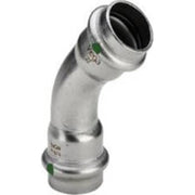 15 mm Bøjning Sanpress Inox 45° muffe/muffe