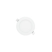 LED panel rund 17cm - 12w, hvid kant, Til indbygning