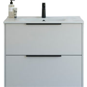 81 cm  Mido+ Classic møbelsæt med Amber vask, glat, sand mat