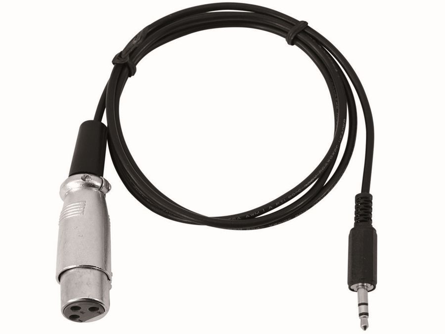 DMX adapter OUT - 3,5mm st. JACK til DMX hun (1m)
