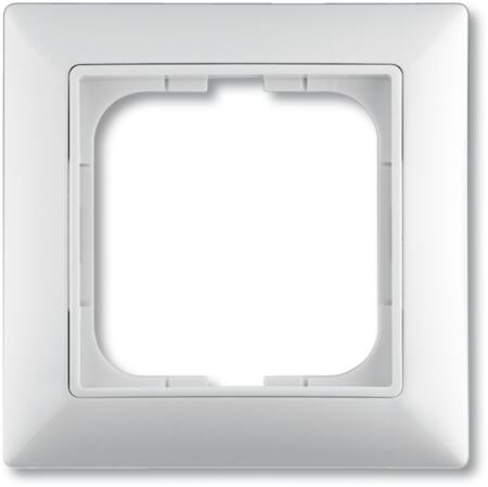 B55 RAMME, 1 MODUL, BLANK HVID