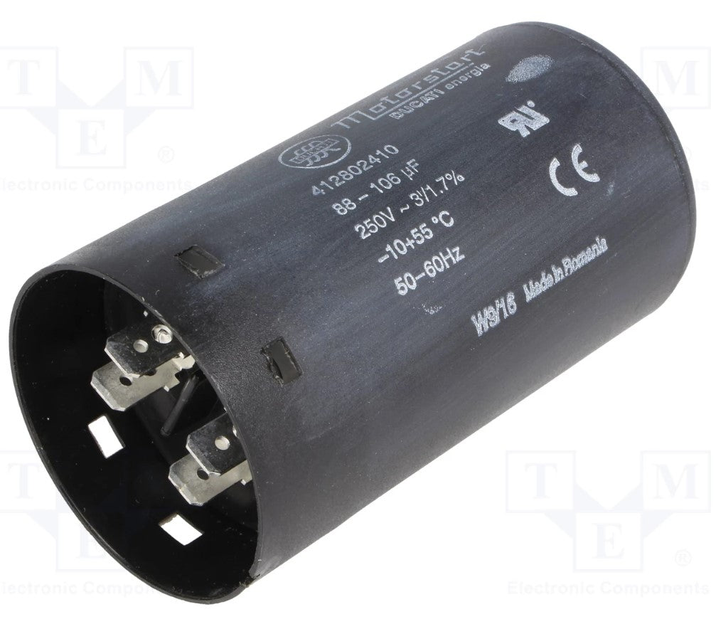 MOTOR start kondensator - 97uF / 250V (Ø45x84mm)