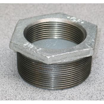 1" x 1/4" Galaniseret nippelmuffe