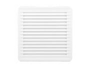 Kvadratisk ventilationsrist - Ø125, 170x170x11,5mm, Hvid