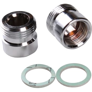 3/4" x 1/2" forskruning ligeløbende nippel/muffe 25 mm