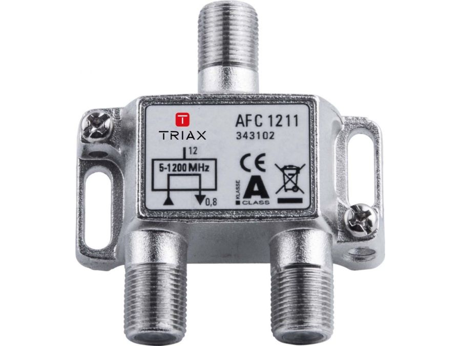 AFC1211 Antennesplitter med returkanal (til F stik)