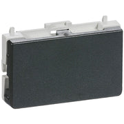 Fuga Indsats blænddæksel til 1½ modul ramme Koksgr