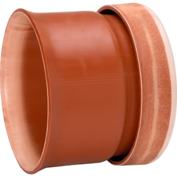 Uponor Double/Rib2 315 mm PP-overgang t/betonmuffe, u/gummiring
