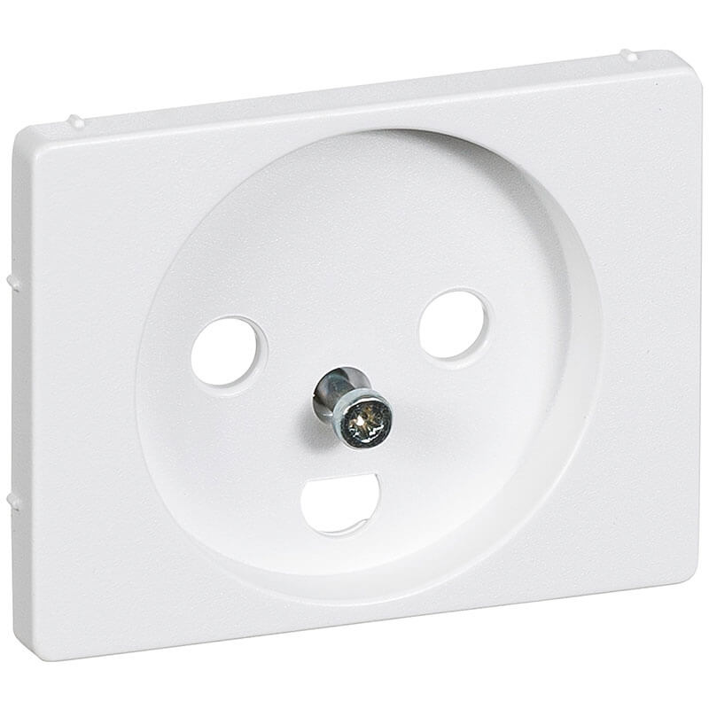 Opus 66 tangent for stikkontakt m jord hvid