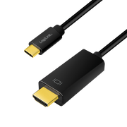 USB-C til HDMI adapterkabel (4k), sort (1,8m)