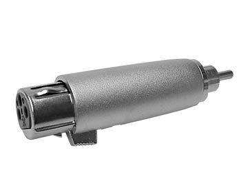 XLR adapter - 3P XLR hun til RCA han