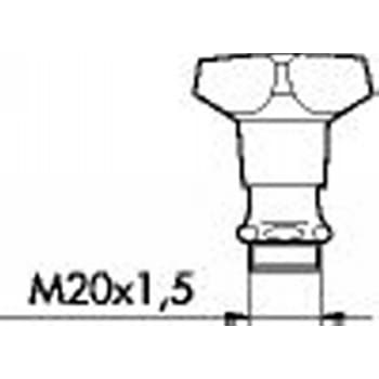 Ventil overdel komplet til posteventil