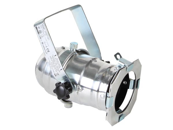 PAR16 lampehus - Krom, MR16, kabel u. stik