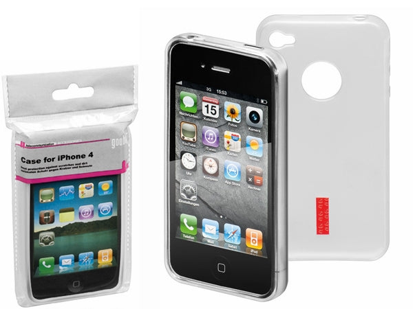 TPU cover til iPhone 4/4s - Soft Touch, Transparent