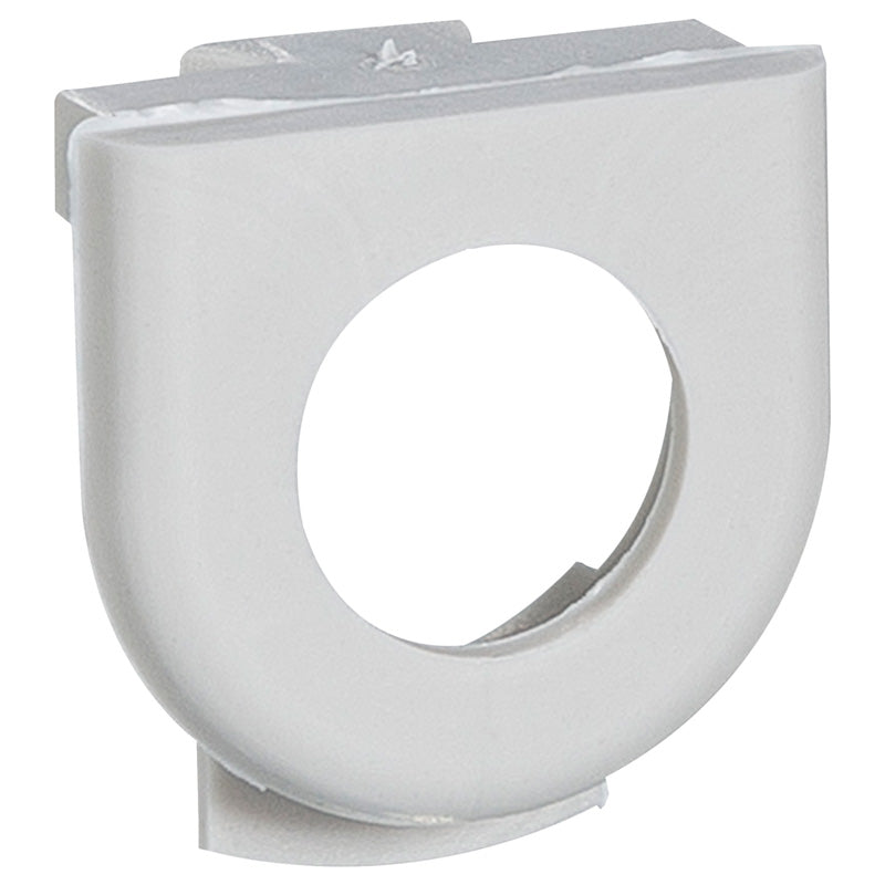 Plasttylle for rund kabel lysegrå