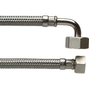 250 cm Slange til vaskemaskine stål