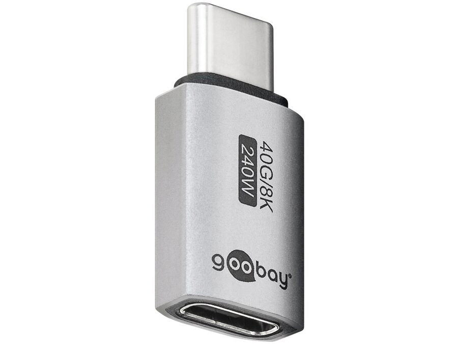 USB4 adapter - USB-C han til USB-C hun, lige