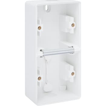 UNDERLAG 2-MODUL, LODRET, IP55, HVID