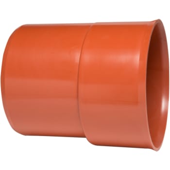 Uponor Double/Rib2 315 mm PP-overgang t/glat muffe, u/gummiring