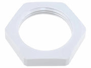 Plastmøtrik PA6 - M25, Lys grå