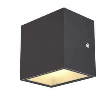 Væglampe Sitra, op/ned, LED, 2x560 lumen, antracit, IP44