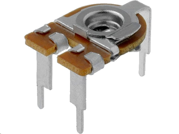 Vandret trimmepotmeter - 330ohm, lille 10mm, skruetrækker