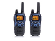 XT60 PMR446 radio m. Bordlader +Bat.+USB kab.+Clip (2 pak)