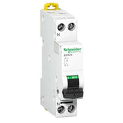Schneider automatsikring 13A 1P+N C 1M 6/10kA