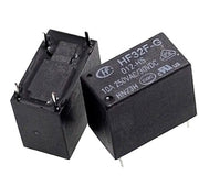 Miniature relæ - 12VDC 10A, 1 x slutte (SPST-NO), 4-ben 2,54